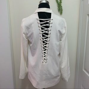 Forever21 Hollywood Glam Back Detailing Blazer